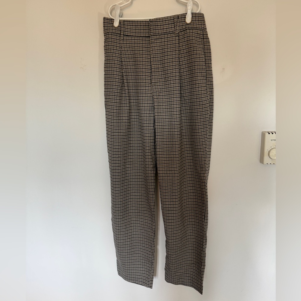 Women's Plaid Trouser Pants